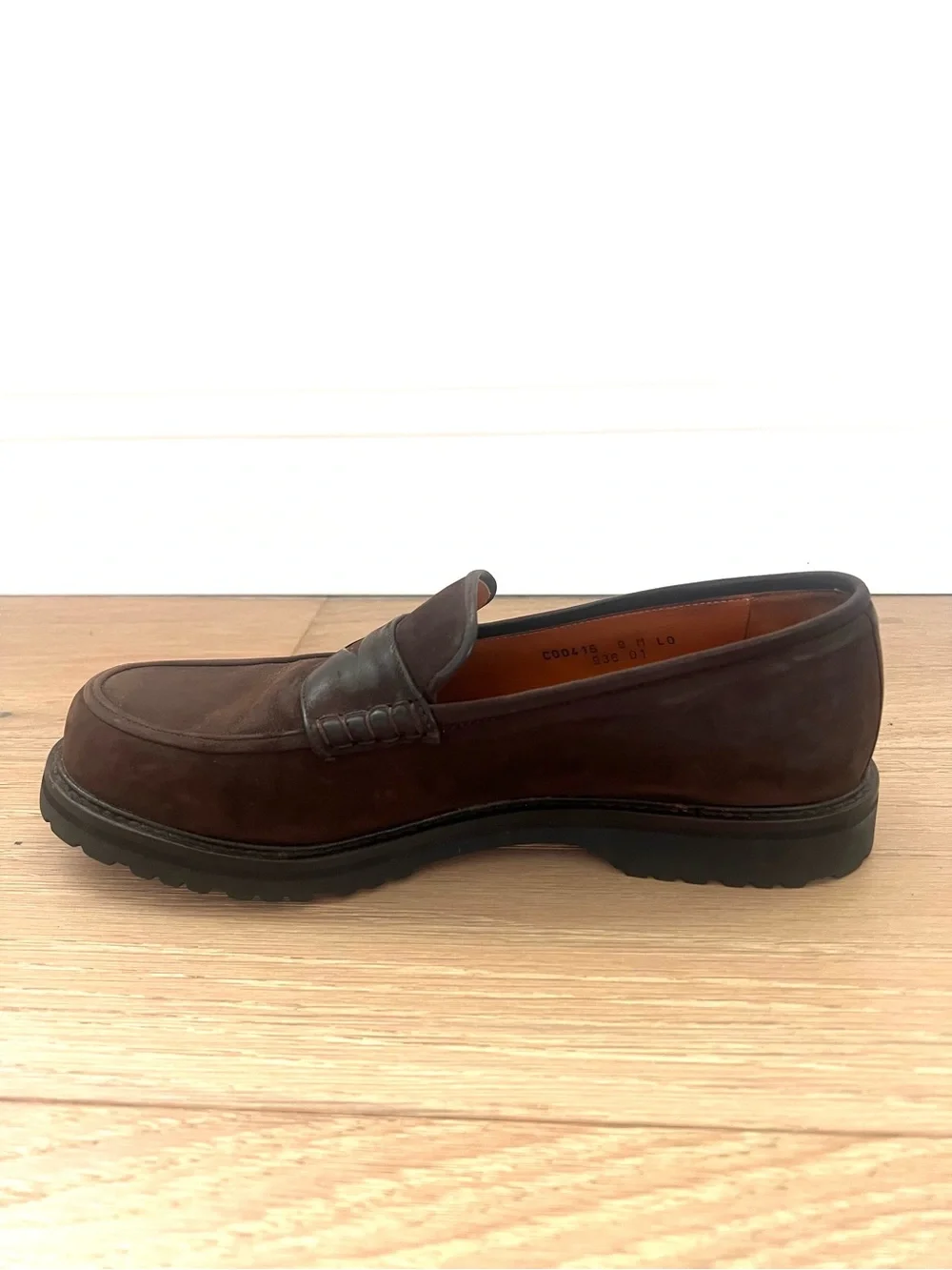 Cole Haan Men's Suede Penny Loafers Size 9 Shoe